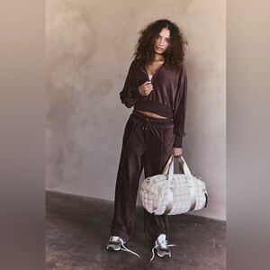 Free People Let’s Volley Velour Set